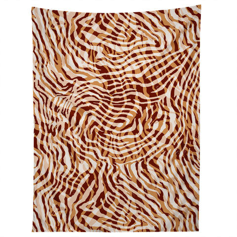 Marta Barragan Camarasa Waves modern wild AP Tapestry