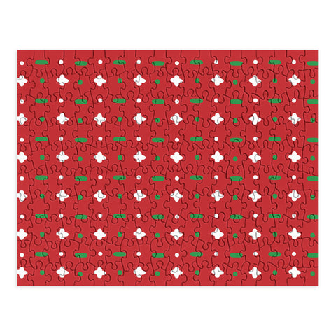 marufemia Christmas green white red Puzzle