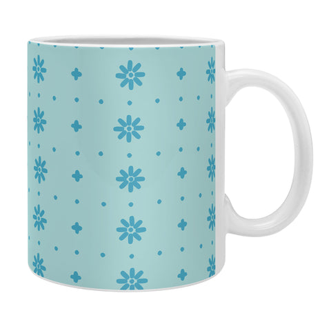 marufemia Christmas snowflake blue Coffee Mug
