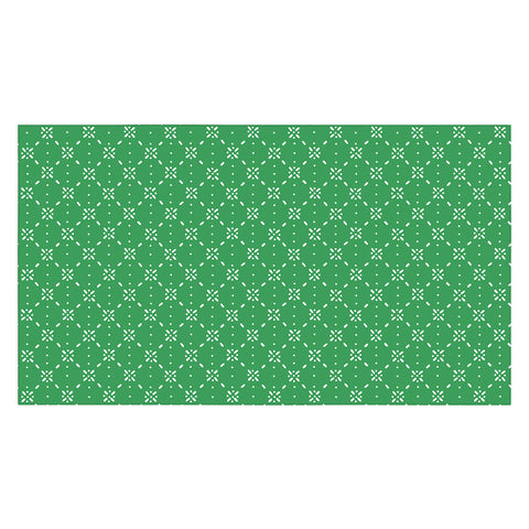 marufemia Christmas snowflake green Tablecloth