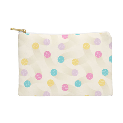marufemia Colorful pastel tennis balls Pouch