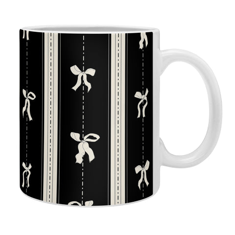 marufemia Coquette bows black and white Coffee Mug