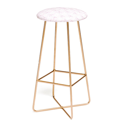 marufemia Coquette pink bows Bar Stool