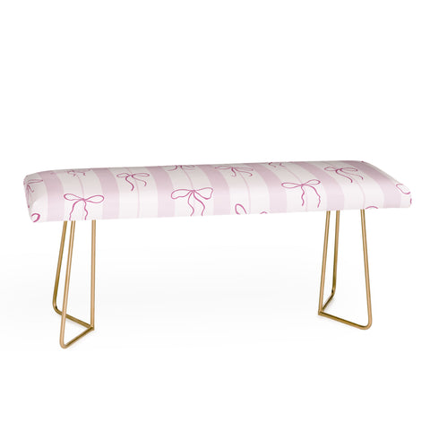 marufemia Coquette pink bows Bench