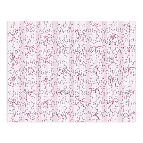 marufemia Coquette pink bows Puzzle