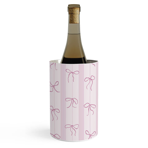 marufemia Coquette pink bows Wine Chiller