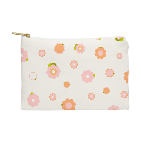 marufemia Sweet peach pink and orange Pouch