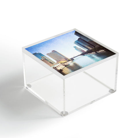 Maybe Sparrow Photography Chicago River Acrylic Box