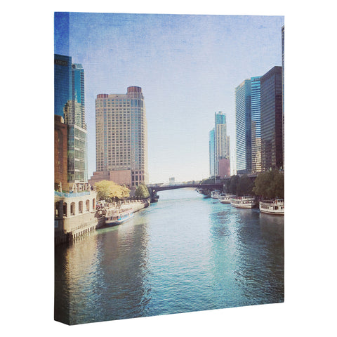 Maybe Sparrow Photography Chicago River Art Canvas