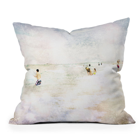 Maybe Sparrow Photography Ocean At Dusk Outdoor Throw Pillow