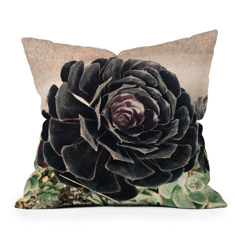 Maybe Sparrow Photography The Succulent Outdoor Throw Pillow
