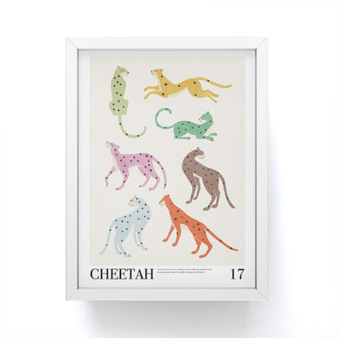 Megan Galante Cheetah Poster Framed Mini Art Print