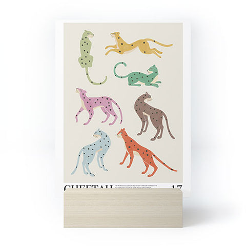 Megan Galante Cheetah Poster Mini Art Print