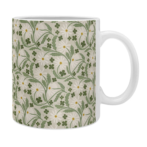 Megan Galante Clover Daisy Floral Coffee Mug