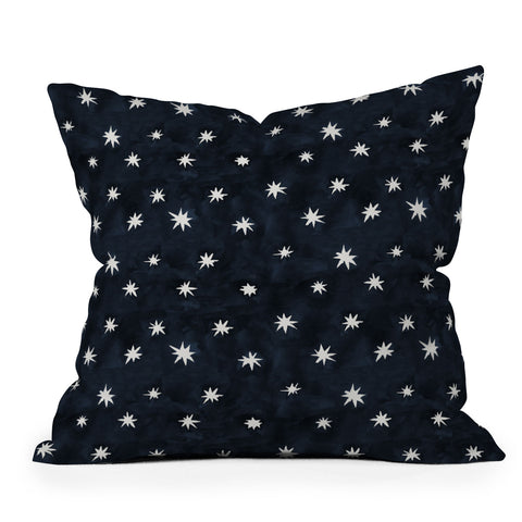 Megan Galante Midnight Starlet Outdoor Throw Pillow