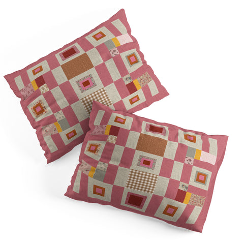Megan Galante Pink Cottage Quilt Pillow Shams