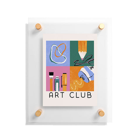 Megan Roy Art Club Floating Acrylic Print