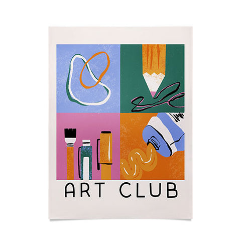 Megan Roy Art Club Poster