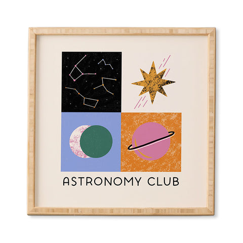 Megan Roy Astronomy Club I Framed Wall Art