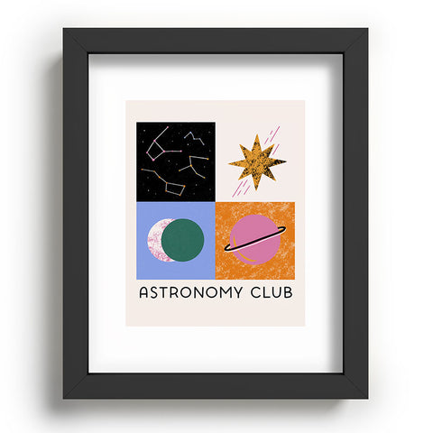 Megan Roy Astronomy Club I Recessed Framing Rectangle