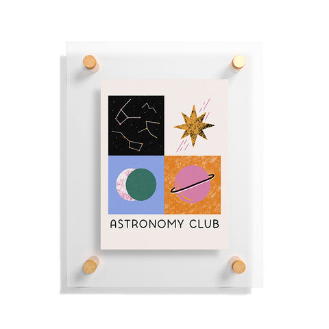 Megan Roy Astronomy Club I Floating Acrylic Print