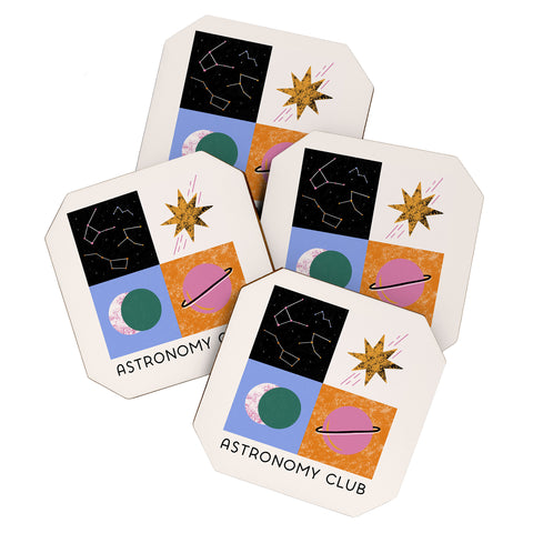 Megan Roy Astronomy Club I Coaster Set