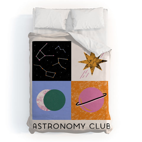 Megan Roy Astronomy Club I Duvet Cover
