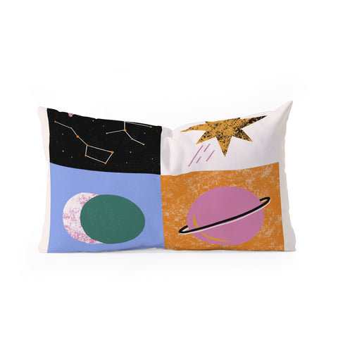 Megan Roy Astronomy Club I Oblong Throw Pillow
