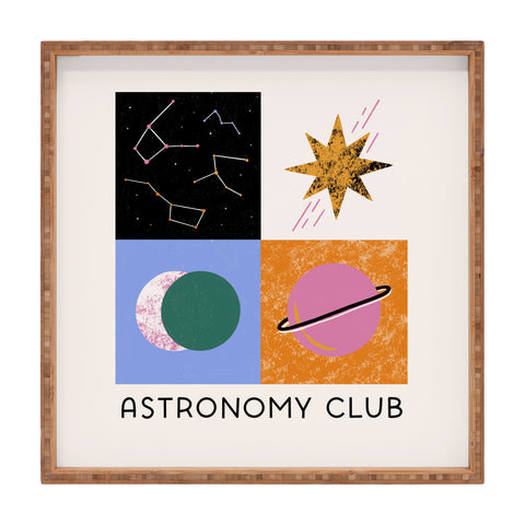 Megan Roy Astronomy Club I Square Tray