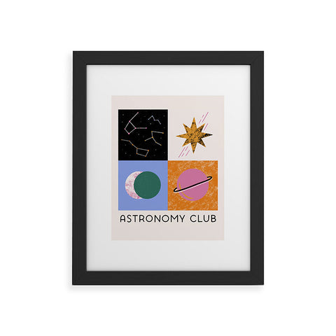 Megan Roy Astronomy Club I Framed Art Print