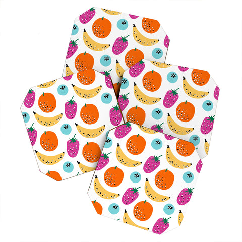 Megan Roy Fresh Fruit Coaster Set