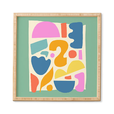 Melissa Donne Abstract Shapes II Framed Wall Art
