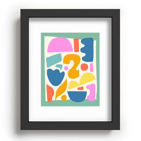 Melissa Donne Abstract Shapes II Recessed Framing Rectangle