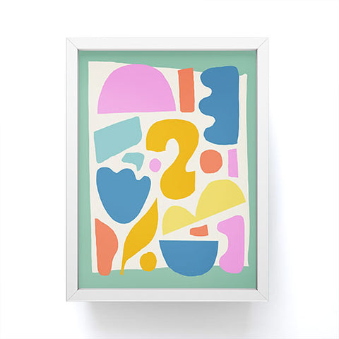 Melissa Donne Abstract Shapes II Framed Mini Art Print