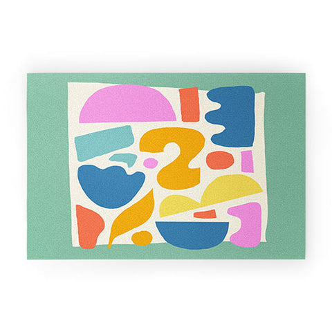Melissa Donne Abstract Shapes II Welcome Mat