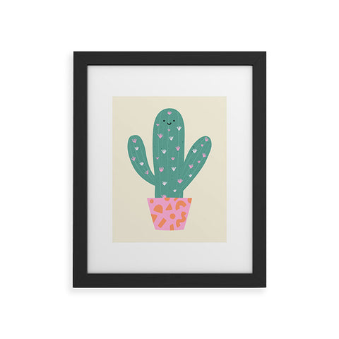 Melissa Donne Happy Cactus Framed Art Print
