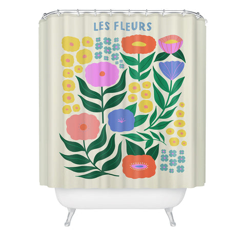 Melissa Donne Les Fleurs I Shower Curtain