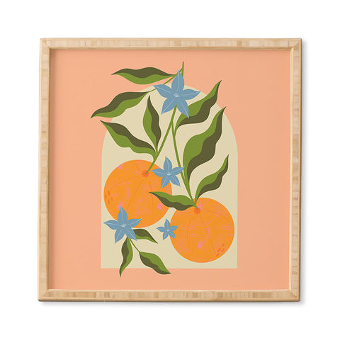 Melissa Donne Orange Branch Framed Wall Art