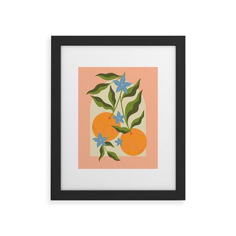 Melissa Donne Orange Branch Framed Art Print
