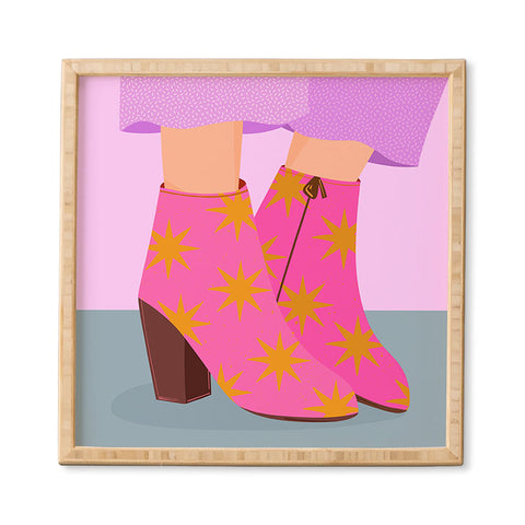 Melissa Donne Party Boots Framed Wall Art