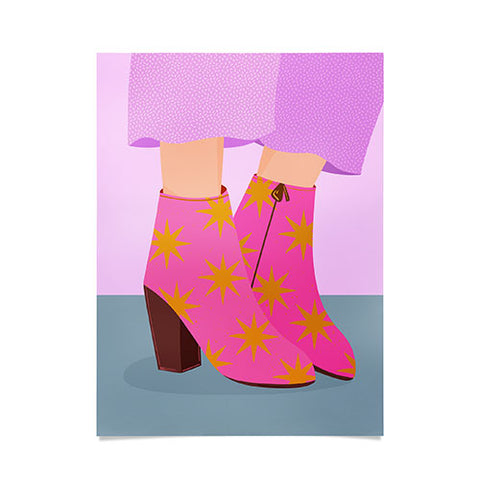 Melissa Donne Party Boots Poster