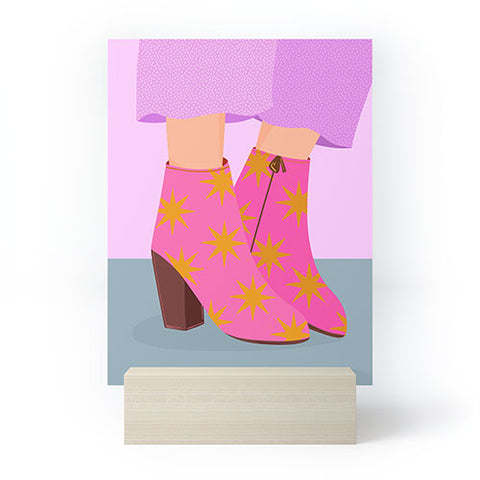 Melissa Donne Party Boots Mini Art Print