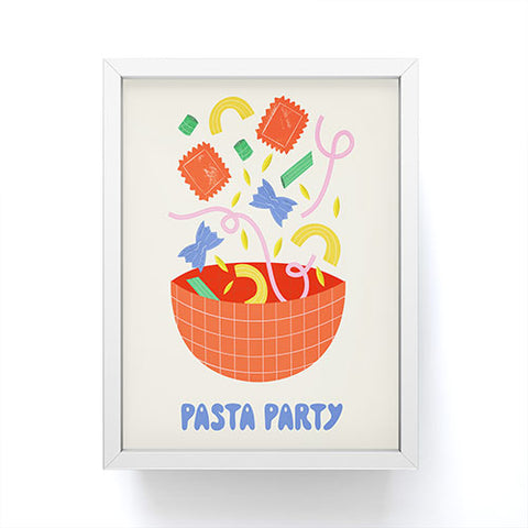 Melissa Donne Pasta Party Framed Mini Art Print