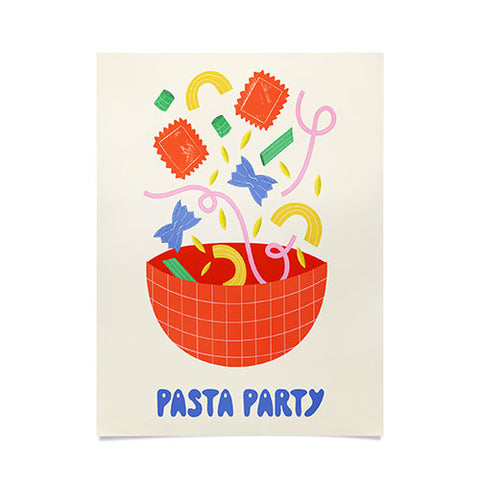 Melissa Donne Pasta Party Poster
