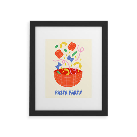 Melissa Donne Pasta Party Framed Art Print
