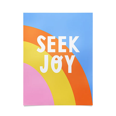 Melissa Donne Seek Joy Poster