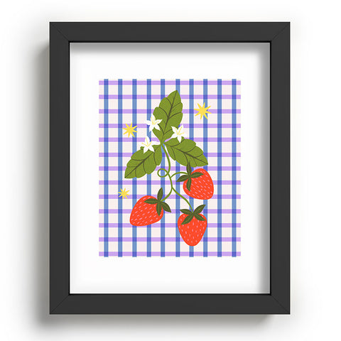Melissa Donne Strawberries and Stars Recessed Framing Rectangle