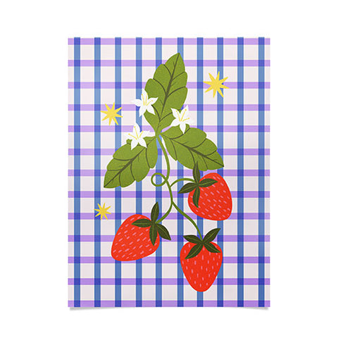 Melissa Donne Strawberries and Stars Poster