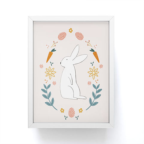 Menina Lisboa Easter Bunny Framed Mini Art Print