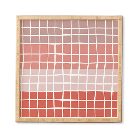 Menina Lisboa Pink Color Block Framed Wall Art